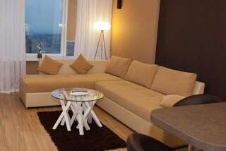 Апарт-отели Apartment-Hotel Panorama Днепр Апартаменты Делюкс с 1 спальней и балконом-9