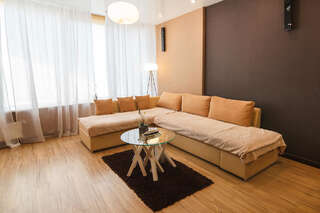 Апарт-отели Apartment-Hotel Panorama Днепр Апартаменты Делюкс с 1 спальней и балконом-3